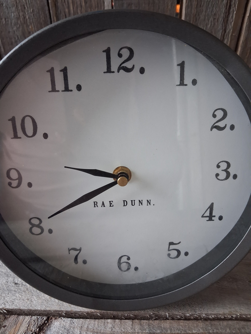Authentic Rae Dunn Round Clock - Picture 3 of 3